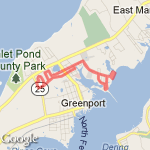 Greenport, Libby + 4.5 ML route map