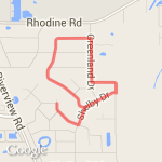 Around the block northern route. route map