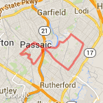 Passaic-Bergen county loop route map