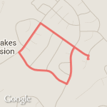 Bear Cabin - Delray  route map