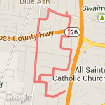 Hunt, Kenwood,Bayberry, Jr. HIgh route map