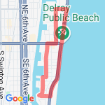 Delray 5 mile route map