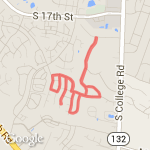 Neighborhood route map