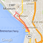 Run to Yesler route map