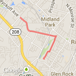 5-Mile Hilly Ruck Route route map