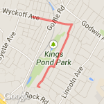 3-mi run route route map