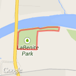 LaBenite Park Turkey trail route map