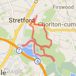 chorlton brook mersey jacksons 6.03 miles route map