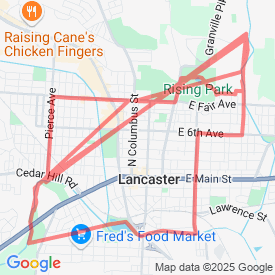Run My Route - Running Map Flat and fast intown run
