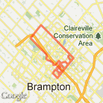 Long Run Practice 36 route map