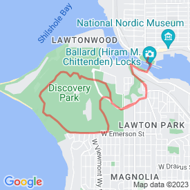 locks to discovery park loop - 9.00 Km route in Seattle
