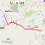 Totnes to Mile Rd route map