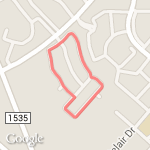 Neighborhood 1/2 Mile route map