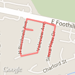 Valewood Loop route map