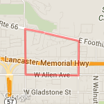 Allen loop route map