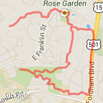 1/3/14 Community Center route map