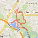 chorlton brook mersey jacksons 6.03 miles route map