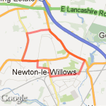 Newton 6k loop route map