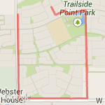 2 Mile Run route map