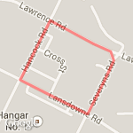 Lakehurst Treadmill route map