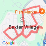 3 Mile Lunch Run route map