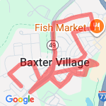 3 Mile Lunch Run route map