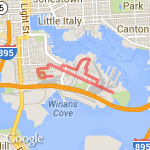 UA Domino Sugar route map