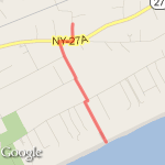 East Hampton Beach Run route map