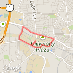 Around NCSU route map