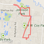 To Sat Mtg and Home route map