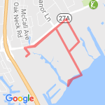 Tom Gardiners route map