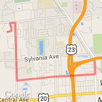 home to Stranahan school route map