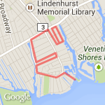 my 5 mile route route map