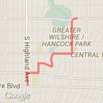 Beverly/Arden route map