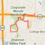 Suburban Run route map