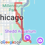 Lurie Children's Hospital 5k route map