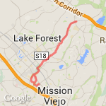 Saddleback Run route map