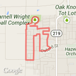 2014 Chehalem Valley Run With the Wolves route map