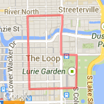 Possible 5K route map