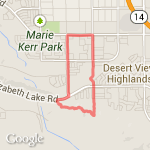 Top of 20th  route map