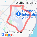 Airport loop route map