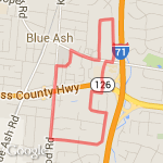 Cooper to Hunt to Kenwood to Donjoy, Delray route map