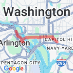 Rosslyn to Home route map