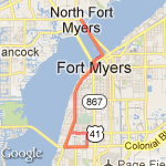 McGregor/Edison Bridge 13 Mile route map