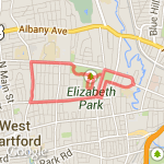 There and Back route map