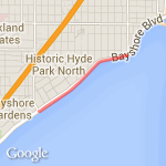 Bayshore 2 Mile loop. route map