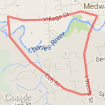 Village-Pond-Lincoln route map