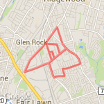 7 miler using Ackerman and Ridge route map