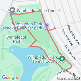 Wimbledon Park - 2.27 Km route in London