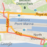 London City Airport Run route map